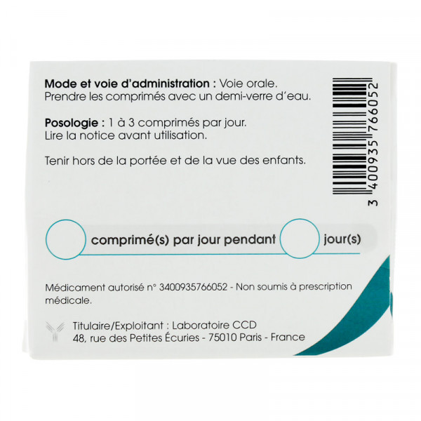 Rupture ACIDE FOLIQUE CCD 5 mg, cp