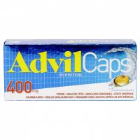 Rupture ADVILCAPS 400 mg, caps