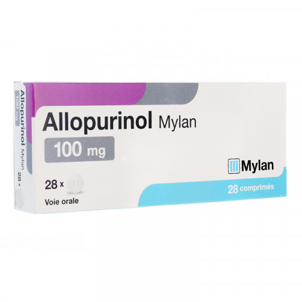 Rupture ALLOPURINOL VIATRIS 100 mg, cp