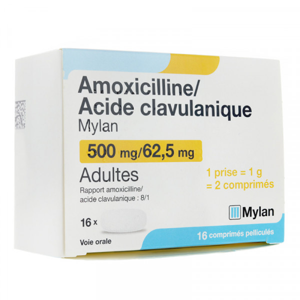 Rupture AMOXICILLINE/AC CLAVULANIQUE VIATRIS 500 mg/62,5 mg ADULTE, cp
