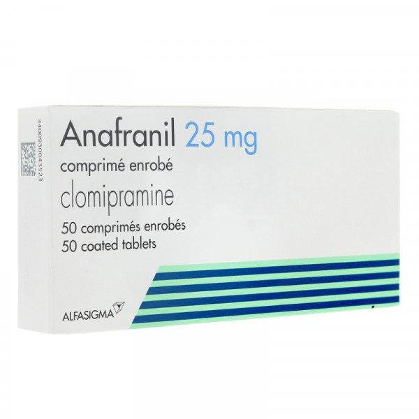 Rupture ANAFRANIL 25 mg, cp