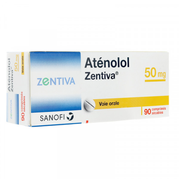 Rupture ATENOLOL ZENTIVA 50 mg, cp séc