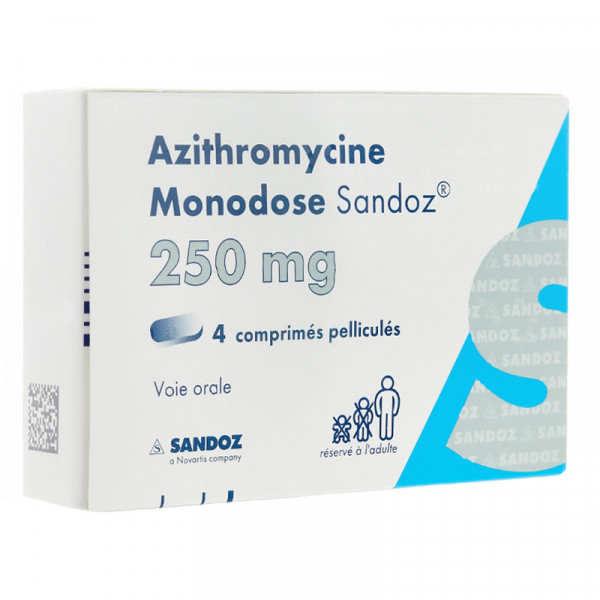 Rupture AZITHROMYCINE MONODOSE SANDOZ 250 mg, cp