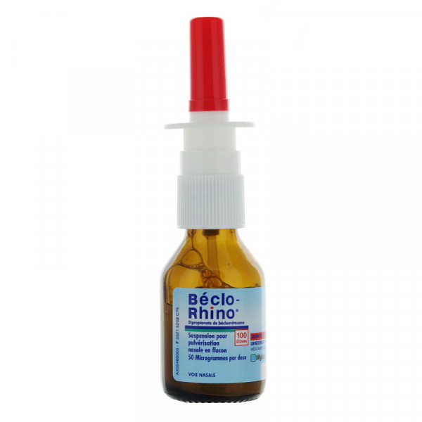 Rupture BECLO-RHINO 50 µg/dose, susp pr pulv nasale, fl 100 doses