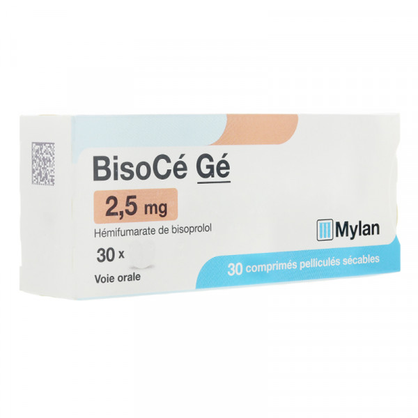 Rupture BISOCE Gé 2,5 mg, cp séc