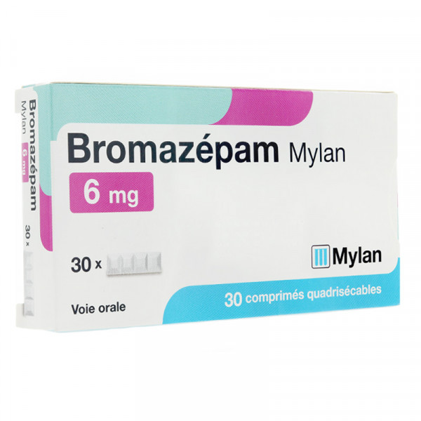 Rupture BROMAZEPAM VIATRIS 6 mg, cp quadriséc