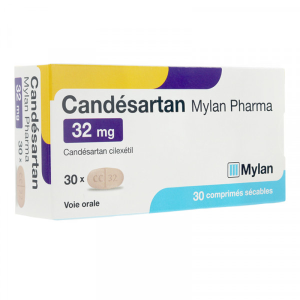 Rupture CANDESARTAN MYLAN PHARMA 32 mg, cp séc