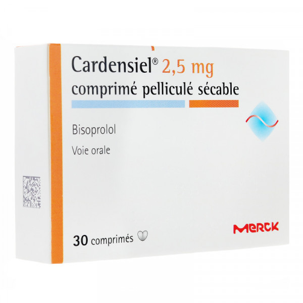 Rupture CARDENSIEL 2,5 mg, cp séc