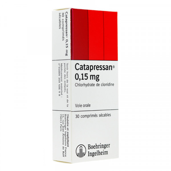 Rupture CATAPRESSAN 0,15 mg, cp séc