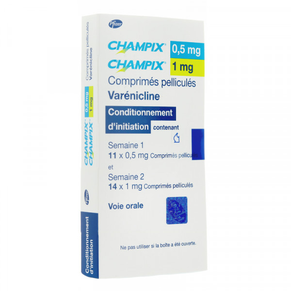 Rupture CHAMPIX 0,50 mg + 1 mg, cp