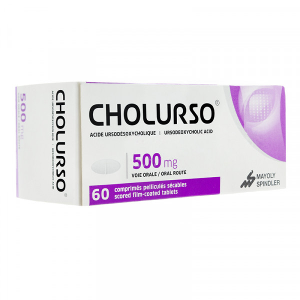 Rupture CHOLURSO 500 mg, cp séc