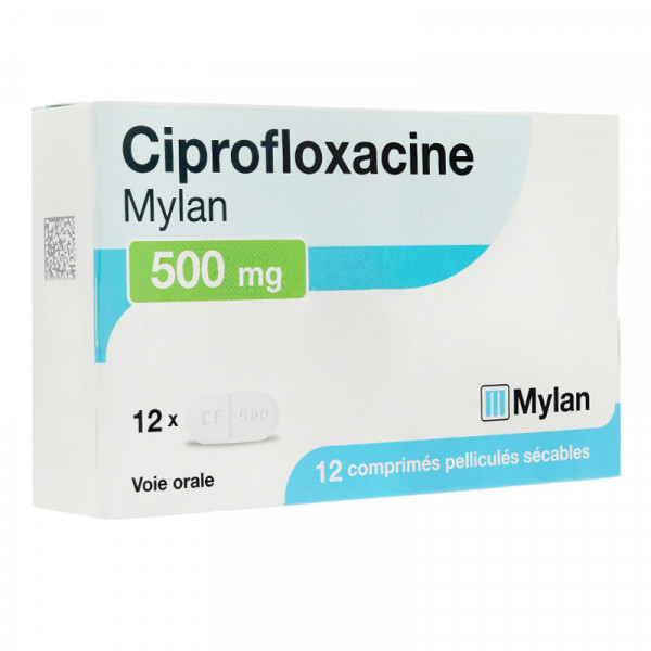Rupture CIPROFLOXACINE VIATRIS 500 mg, cp séc
