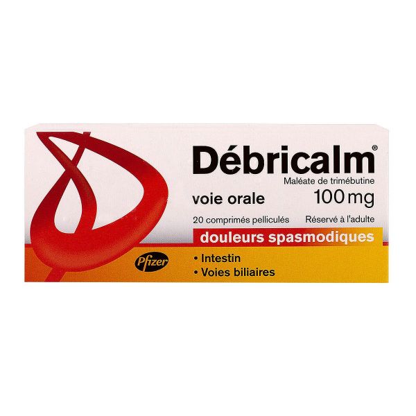 Rupture DEBRICALM Gé 100 mg, cp