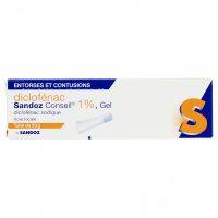 Rupture DICLOFENAC SANDOZ CONSEIL 1%, gel, tube 50 g