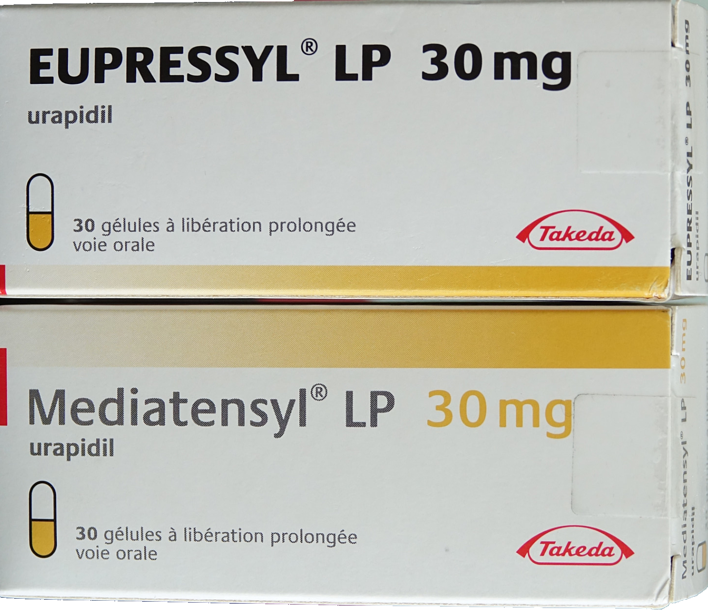Rupture EUPRESSYL 30 mg, gélule LP