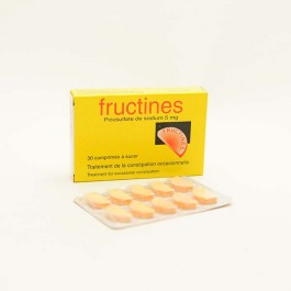 Rupture FRUCTINES AU PICOSULFATE DE SODIUM 5 mg, cp à sucer