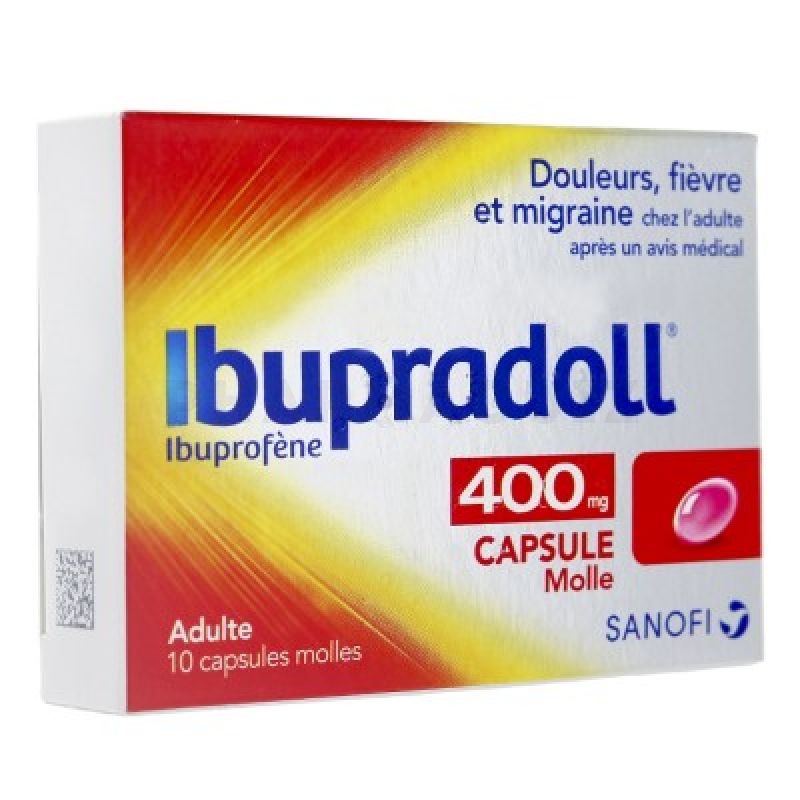 Rupture IBUPRADOLL 400 mg, caps