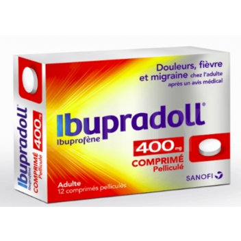 Rupture IBUPRADOLL 400 mg, cp