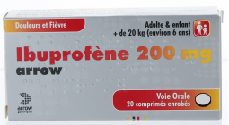 Rupture IBUPROFENE ARROW 200 mg, cp