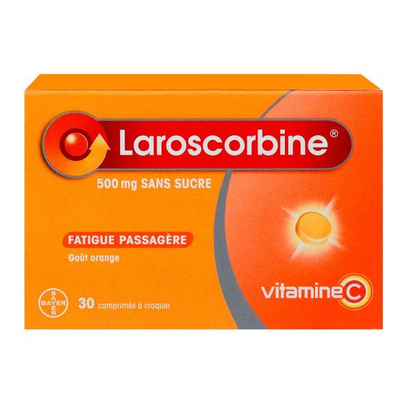 Rupture LAROSCORBINE 500 mg S/S, cp à croquer