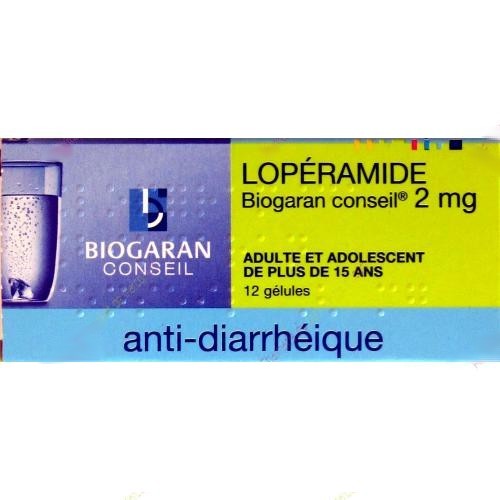 Rupture LOPERAMIDE BIOGARAN CONSEIL 2 mg, gélule