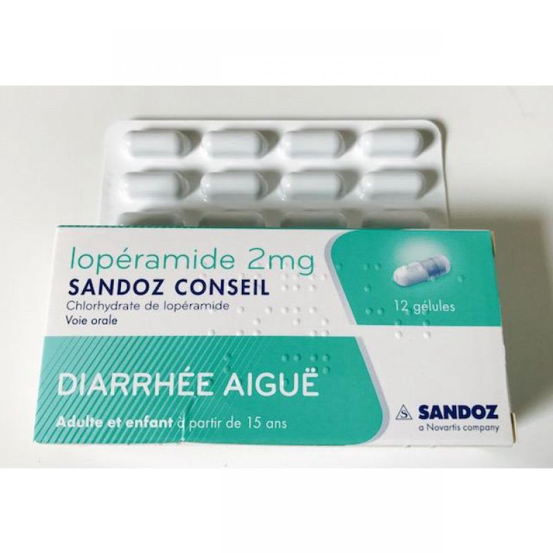 Rupture LOPERAMIDE SANDOZ CONSEIL 2 mg, gélule