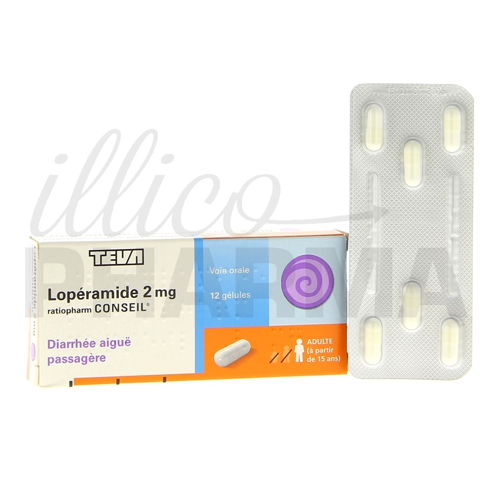 Rupture LOPERAMIDE TEVA CONSEIL 2 mg, gélule