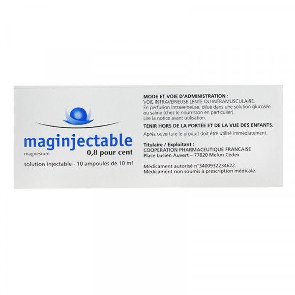 Rupture MAGINJECTABLE 80 mg/10 mL, sol inj, amp
