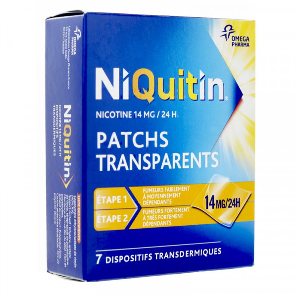 Rupture NIQUITIN 14 mg/24 h, disp transderm