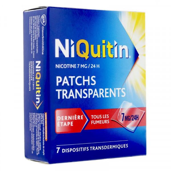 Rupture NIQUITIN 7 mg/24 h, disp transderm