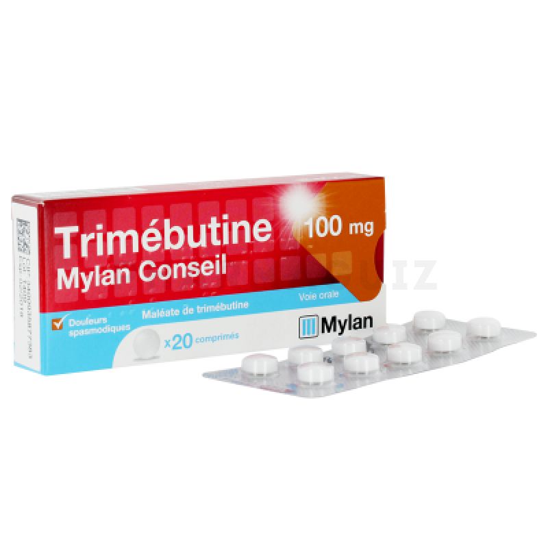 Rupture TRIMEBUTINE MYLAN CONSEIL 100 mg, cp